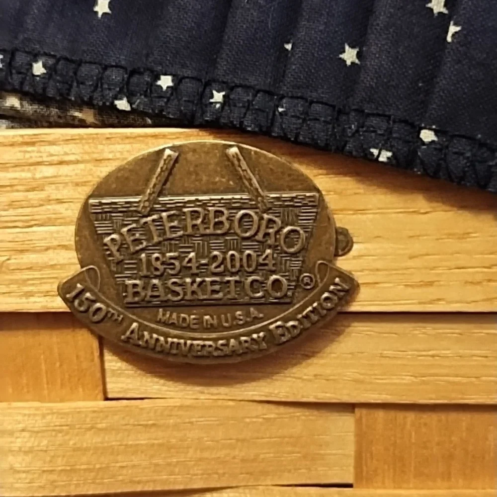 Peterboro Basket Co. leather handles
